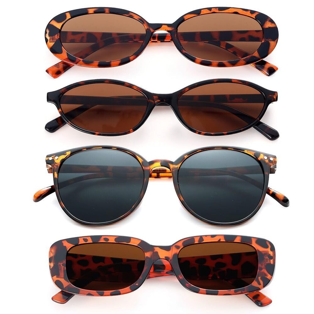 7368 4 Pack Sunglasses Bulk Retro Party Sunglasses Party Favor Funky